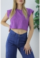 Kaşkorse Crop Mor - 21R1043.15