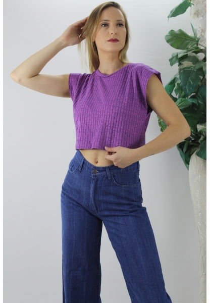 Kaşkorse Crop Mor - 21R1043.15