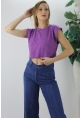 Kaşkorse Crop Mor - 21R1043.15