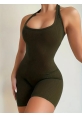 Kadın Sırt Sporcu Kesim Kaşkorse Kumaş Mini Bodycon