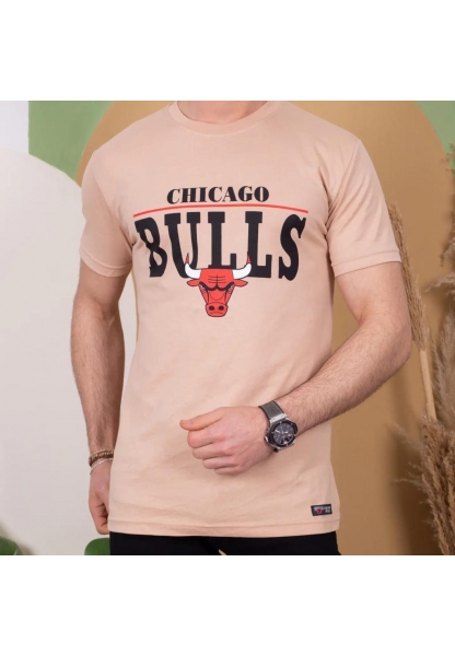 Erkek Kısa Kollu Chicago Bulls Baskılı Tişört