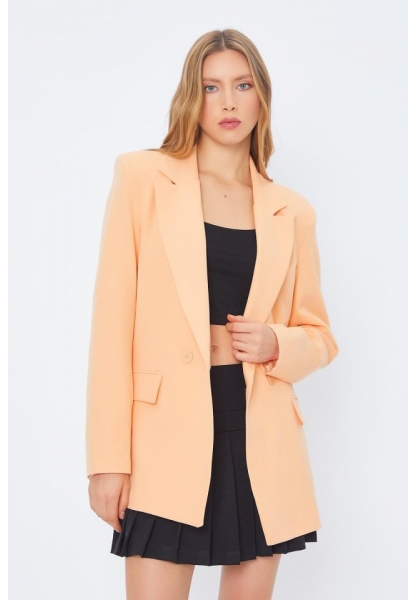 Oversize Blazer Ceket - Kavuniçi