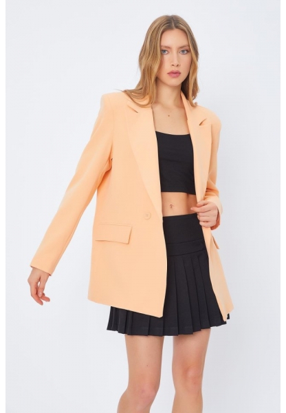 Oversize Blazer Ceket - Kavuniçi