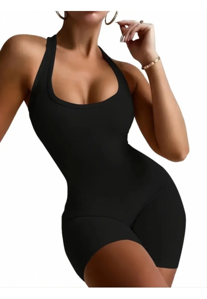 Kadın Sırt Sporcu Kesim Kaşkorse Kumaş Mini Bodycon