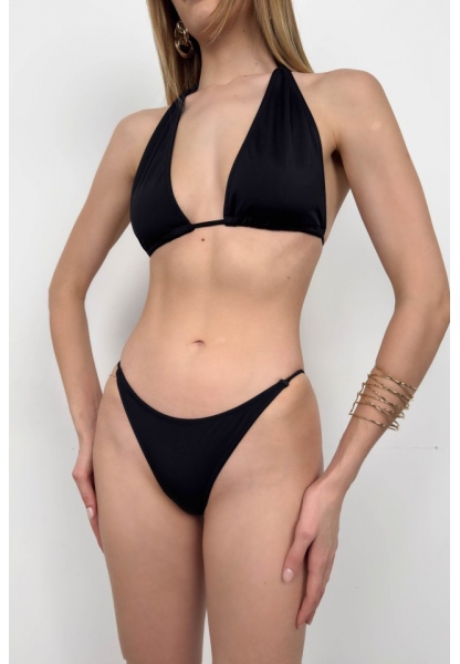 Üçgen Büzgülü Bikini Takım