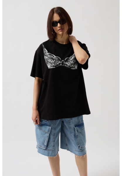 Baskılı Oversize T-Shirt