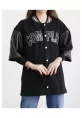 Complex Kolej Oversize T-shirt - Siyah