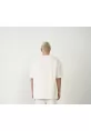 Unisex Basic Bisiklet Yaka Oversize T-Shirt - Beyaz