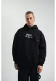 POLIZEI Premium Kalite Kapşonlu Dijital Patchli SweatShirt - Siyah