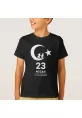 23 Nisan Çocuk Bayramı Baskılı Özel T-shirt - Siyah