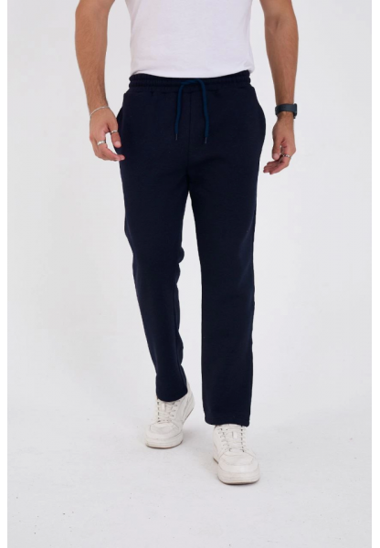 Unisex Üç İplik Basic Eşofman Pantolon - Lacivert