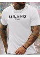 Erkek Milano Baskılı Süprem T-shirt