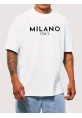 Erkek Milano Baskılı Süprem T-shirt